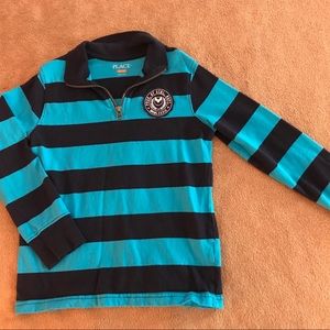 Boys Long Sleeved Polo Shirt Size S (5/6)